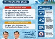Warga Sulawesi Utara Khususnya Yang Berada di Wilayah Pesisir, Harap Tetap Tenang Namun Meningkatkan Kewaspadaan