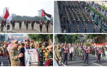 Parade Marching Band Unhan RI–Yordania Semarakkan Peringatan 80 Tahun Kemerdekaan Yordania di Jakarta