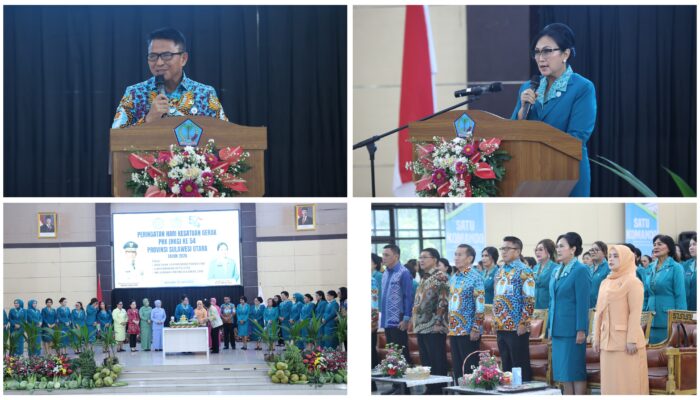 HKG PKK Ke-54, Kader PKK Sulut Didorong Jadi Agen Perubahan Menuju Indonesia Emas 2045