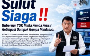 “Gempa M7,7 Guncang Mindanao, YSK: Warga Pesisir Sulut Segera Menjauh dari Pantai”