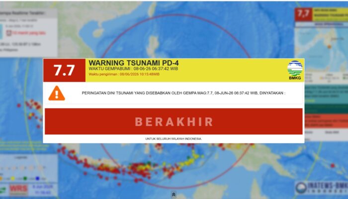 Pasca Ancaman Tsunami Dicabut, Gubernur Yulius Minta Daerah Segera Data Dampak Gempa M7,7