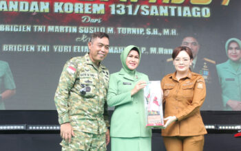 Wawali Sendy Rumajar Hadiri Lepas Sambut Danrem 131/Santiago, Pemkot Tomohon Sampaikan Apresiasi dan Dukungan