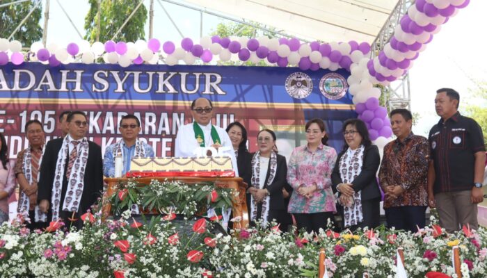 Wawali Sendy Rumajar Hadiri Ibadah Syukur HUT ke-195 Pekabaran Injil dan Pendidikan Kristen GMIM
