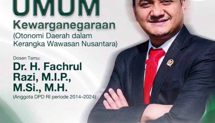UICI Gelar Kuliah Umum Bahas Otonomi Daerah dan Wawasan Nusantara
