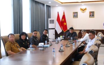 Gubernur Yulius Selvanus Ikuti Peresmian 1.151 Kilometer Jalan Daerah oleh Presiden Prabowo Secara Virtual
