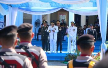 Gubernur Yulius Pimpin Upacara Hari Bhayangkara ke-80, Bacakan Amanat Presiden Prabowo