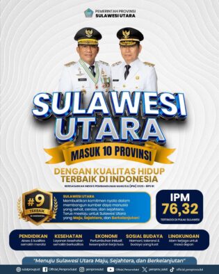 Capaian IPM Sulawesi Utara Terus Meningkat, Bukti Penguatan Pembangunan SDM