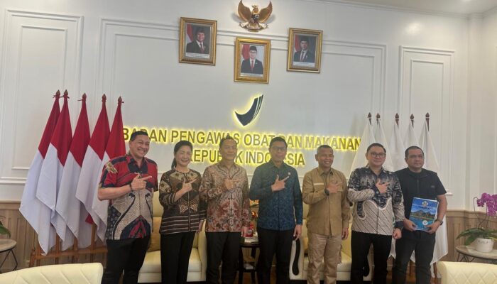 Wali Kota Tomohon Temui Kepala BPOM RI, Bahas Dukungan untuk TIFF 2026 dan Usulan Pembangunan Laboratorium BPOM