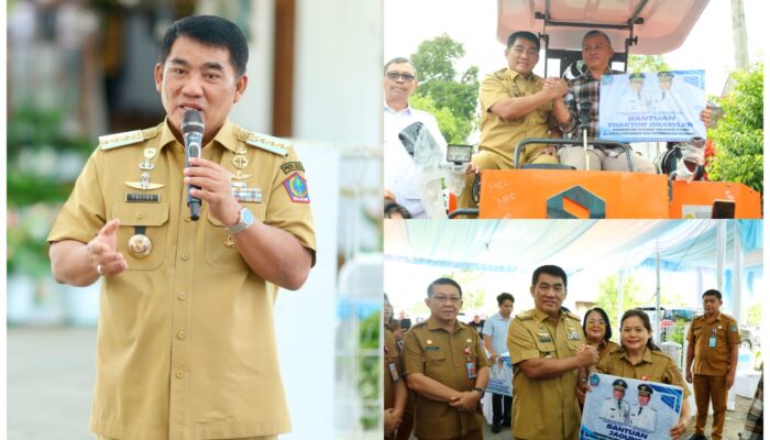 Dari Kakas, Gubernur Yulius Pacu Modernisasi Pertanian Sulut Lewat Alsintan dan 43 Ton Benih Jagung