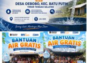 BRI Cabang Soe Salurkan Bantuan Infrastruktur Air Bersih untuk Lima Desa di Timor Tengah Selatan