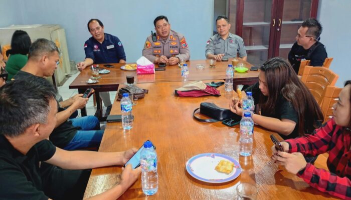 Kapolres Tomohon Ajak Media Perkuat Sinergi Jaga Kamtibmas dan Sukseskan TIFF 2026