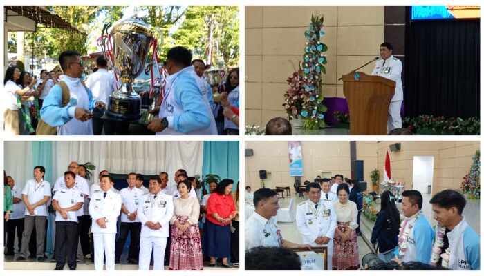 Gubernur Yulius Sambut Juara Pesparawi, Sulut Raih Piala Bergilir Presiden