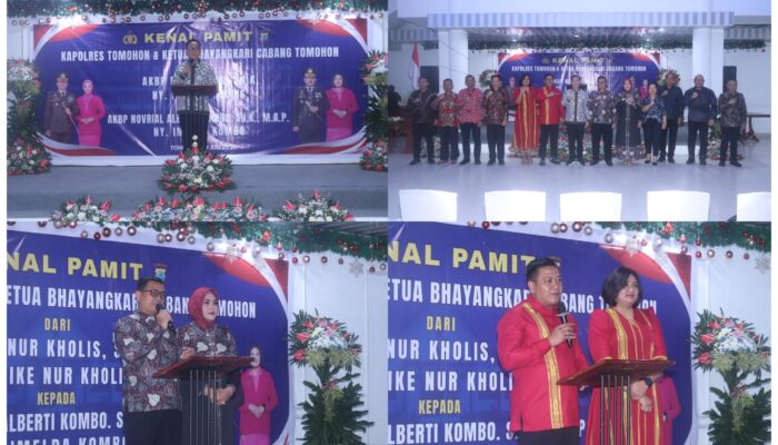 Wali Kota Tomohon Hadiri Kenal Pamit Kapolres, Tegaskan Komitmen Sinergi untuk Kemajuan Daerah