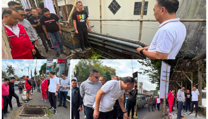 Wali Kota Tomohon Instruksikan Penataan Trotoar dan Kebersihan Jalan Protokol