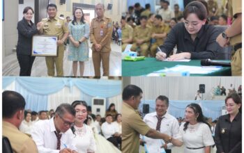 Tomohon Raih Juara I Layanan Digital Adminduk Sulut, Wawali Sendy Hadiri Pencatatan Perkawinan Massal