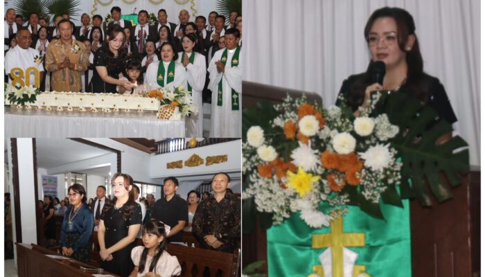 Delapan Dekade Menyalakan Iman, Dari Mimbar GMIM Bait-Lahim Talete Satu Menggema Ajakan Membangun Tomohon