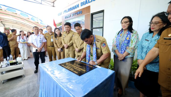 Wujudkan Pelayanan Publik Berkualitas, Gubernur Yulius Resmikan Unit Hemodialisis RSMN Bitung dan Dukung RSUD Naik Tipe C