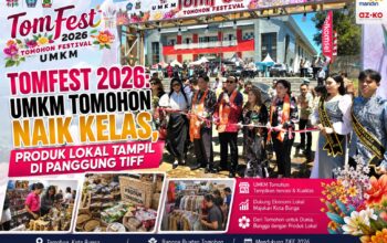 TOMFEST 2026: UMKM Tomohon Naik Kelas, Produk Lokal Tampil di Panggung TIFF