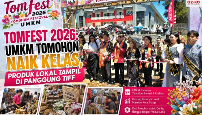 TOMFEST 2026: UMKM Tomohon Naik Kelas, Produk Lokal Tampil di Panggung TIFF