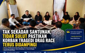 Tak Sekadar Santunan, TIDAR Sulut Pastikan Korban Tragedi Drag Race Terus Didamping