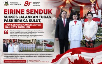 Eirine Senduk Sukses Jalankan Tugas Paskibraka Sulut, Jadi Kebanggaan Keluarga dan Kota Tomohon