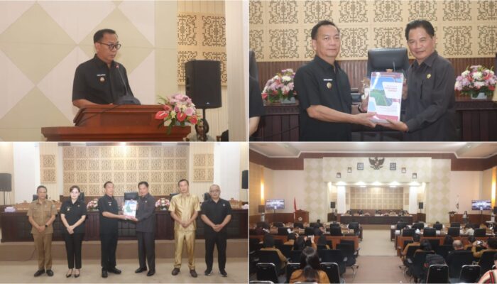 Wali Kota Tomohon Sampaikan Penjelasan Rancangan Perubahan APBD 2026 di Rapat Paripurna DPRD