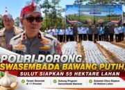 Polri Dorong Swasembada Bawang Putih, Sulut Siapkan 55 Hektare Lahan