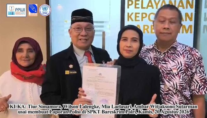 PPWI Laporkan Teddy Kurniawan, Beno Adi Nugraha Junanto, dan Rivan Putera Yuwono ke Bareskrim Polri atas Dugaan Pemerasan dan Penipuan