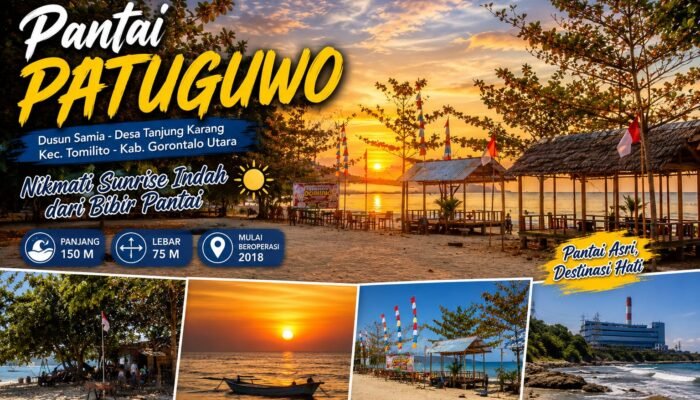 Pantai Patuguwo, Pesona Sunrise di Pesisir Tanjung Karang yang Kian Memikat Wisatawan