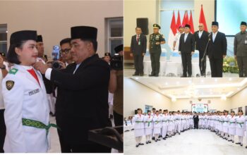 Gubernur Sulut Kukuhkan Paskibraka Provinsi Sulawesi Utara Tahun 2026