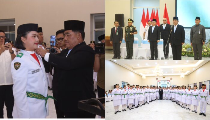 Gubernur Sulut Kukuhkan Paskibraka Provinsi Sulawesi Utara Tahun 2026