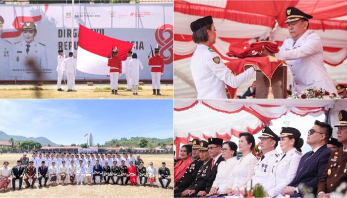 HUT ke-81 RI di Tomohon Berlangsung Khidmat dan Meriah, dari Upacara hingga Defile 17 Agustus