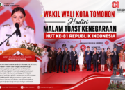 Wakil Wali Kota Tomohon Hadiri Malam Toast Kenegaraan HUT ke-81 RI