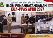 Wali Kota dan Wakil Wali Kota Tomohon Hadiri Penandatanganan KUA-PPAS APBD 2027