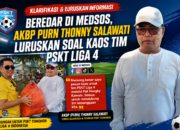 Beredar di Medsos, AKBP Purn Thonny Salawati Luruskan Soal Kaos Tim PSKT Liga 4