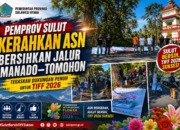Pemprov Sulut Kerahkan ASN Bersihkan Jalur Manado–Tomohon, Tegaskan Dukungan Penuh untuk TIFF 2026