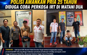 Polisi Amankan Pria 25 Tahun Diduga Coba Perkosa IRT di Matani Dua