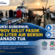 Instruksi Gubernur, Pemprov Sulut Pasok 18.200 Liter Air Bersih ke Manado Tua