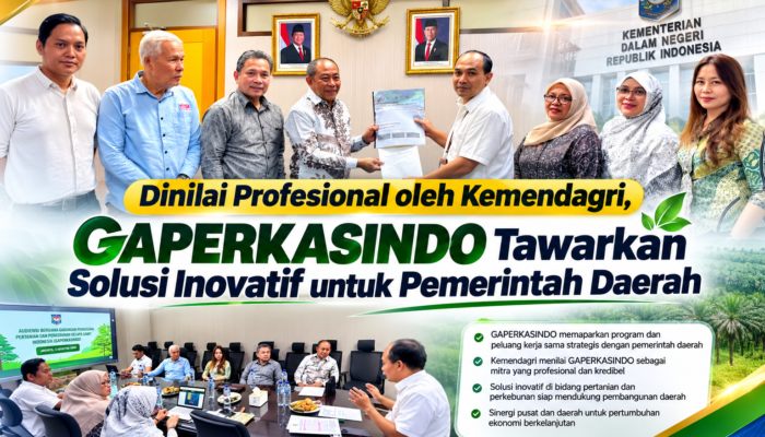 Dinilai Profesional oleh Kemendagri, GAPERKASINDO Tawarkan Solusi Inovatif untuk Pemerintah Daerah