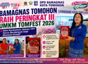 BAMAGNAS Tomohon Raih Peringkat III UMKM TomFest 2026, Ellen Runtuwene: Sukses TIFF Harus Berdampak bagi Ekonomi Kreatif
