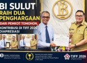 BI Sulut Raih Dua Penghargaan dari Pemkot Tomohon, Kontribusi di TIFF 2026 Diapresiasi