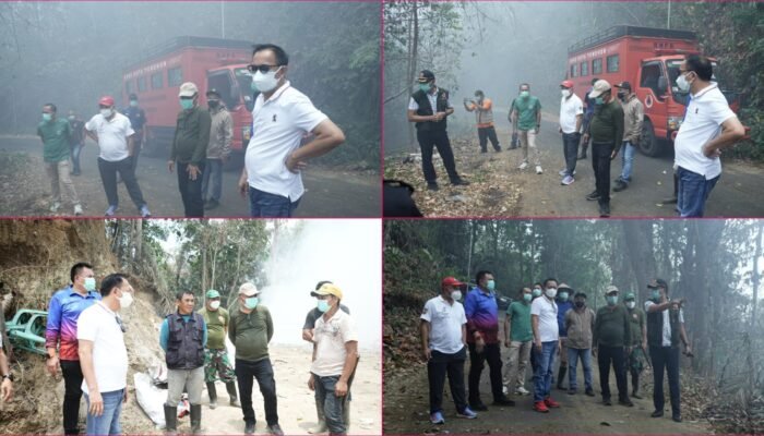 Wali Kota Caroll Tinjau Karhutla TPA Taratara, Minta Posko Pengawasan Segera Diaktifkan