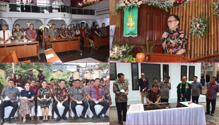 Pengucapan Syukur Tomohon Dirangkaikan Pentahbisan Menara Lonceng GMIM Kakaskasen Bait-EL
