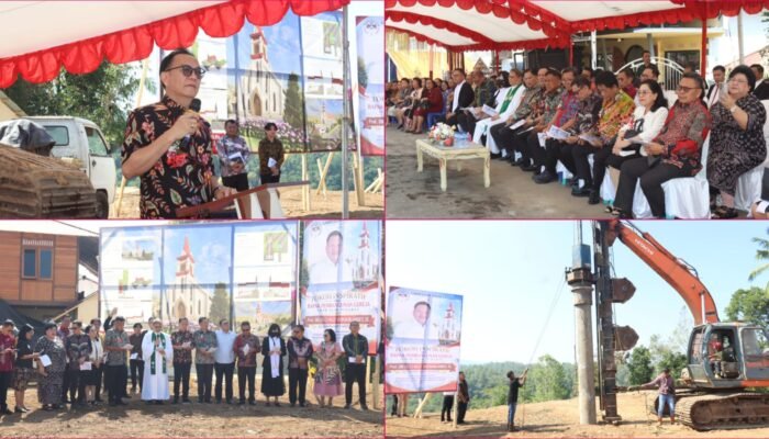 Pengucapan Syukur Tomohon Dirangkaikan Pencanangan Pembangunan Gedung Gereja GMIM Elim Pinaras