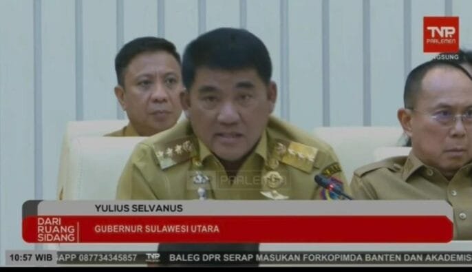 Gubernur Yulius Soroti Empat Persoalan Strategis Pertanahan Sulut di Komisi II DPR RI