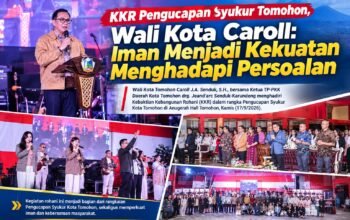 KKR Pengucapan Syukur Tomohon, Wali Kota Caroll: Iman Menjadi Kekuatan Menghadapi Persoalan