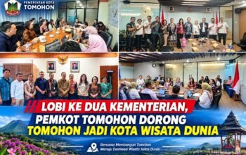 Lobi ke Dua Kementerian, Pemkot Tomohon Dorong Tomohon Jadi Kota Wisata Dunia