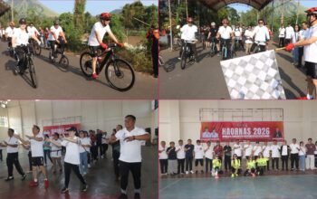 Caroll-Sendy Buka Rangkaian Haornas 2026 di Tomohon, Ajak Masyarakat Gemar Berolahraga