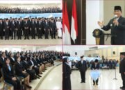 Gubernur Yulius Lantik 318 Pejabat Fungsional, Tekankan Integritas dan Percepatan Kinerja ASN