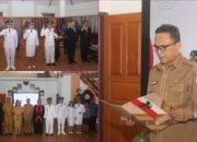 11 Pejabat Administrator dan Pengawas Pemkot Tomohon Dilantik